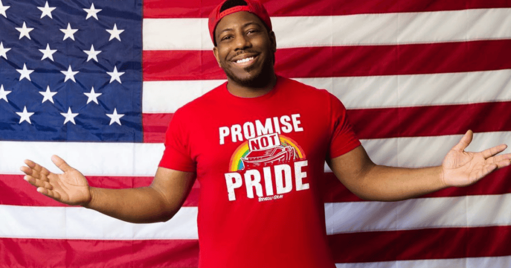 BRYSON GRAY FLAG PROMISE NOT PRIDE