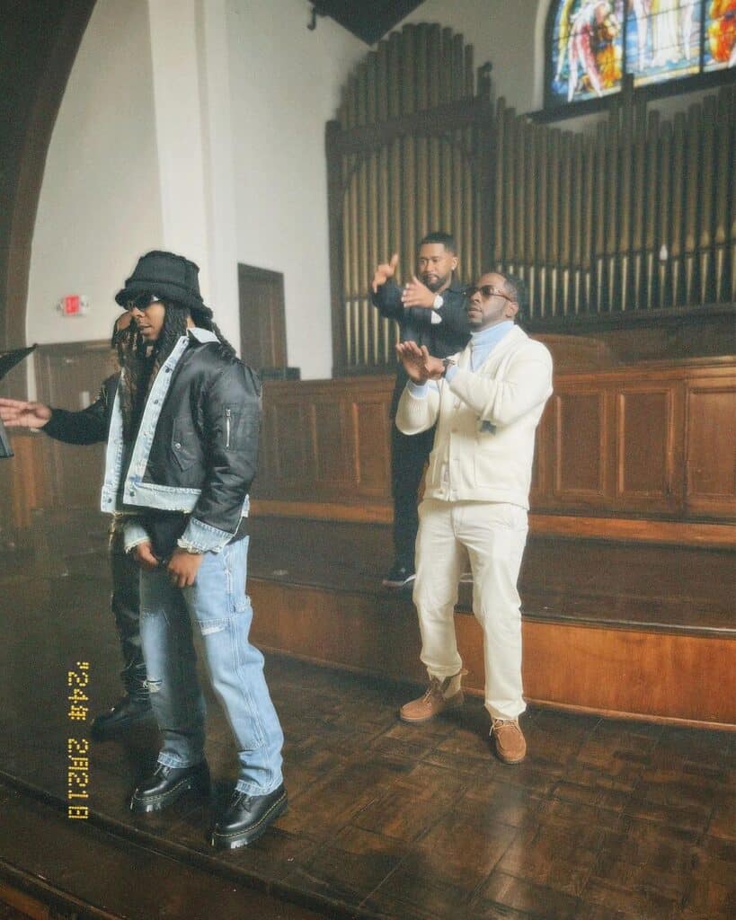 Da Fixx Ep 234 alt pick 2, 1K Phew, Young Dro, Zaytoven and 1K Pson on the set of their video Favorite Trapper