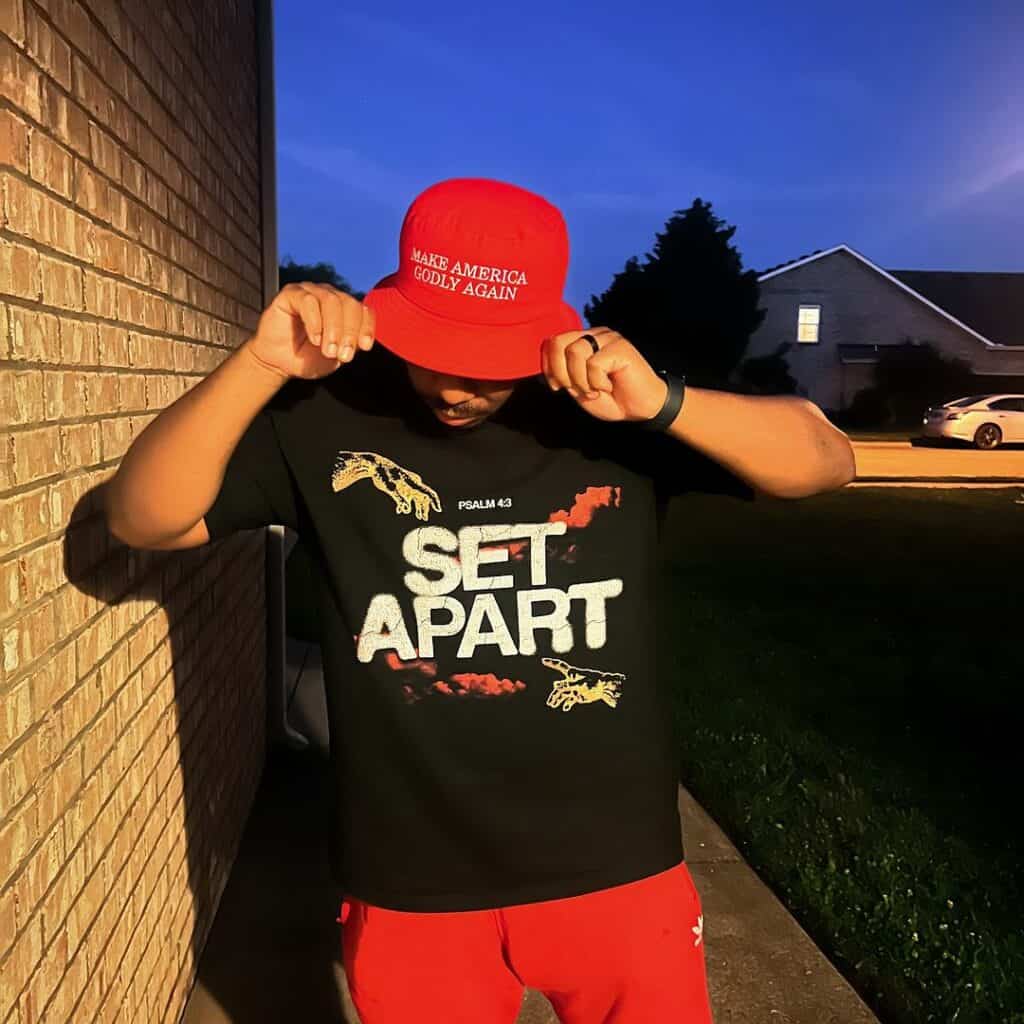 Bryson Gray make America godly again hat (faith)